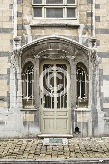 Hotel Deprez-Van de Velde, 3 Av. Palmeston, Brussels, Belgium, (1895-1896), c2014-2017. Artist: Alan John Ainsworth.