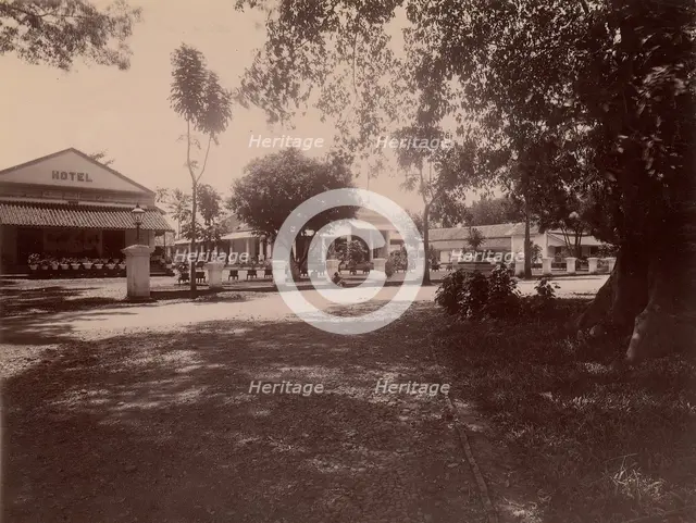 Hotel des Indes, Batavia, 1860s-70s. Creator: Unknown.