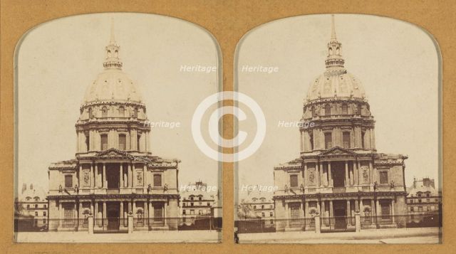Hotel des Invalides (vues de Paris)., 1855-1865. Creator: F. Grau.