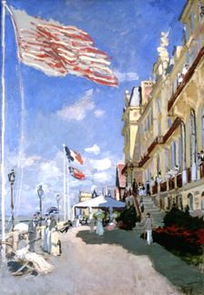 Hotel des Roches Noires, Trouville 1870. Artist: Claude Monet