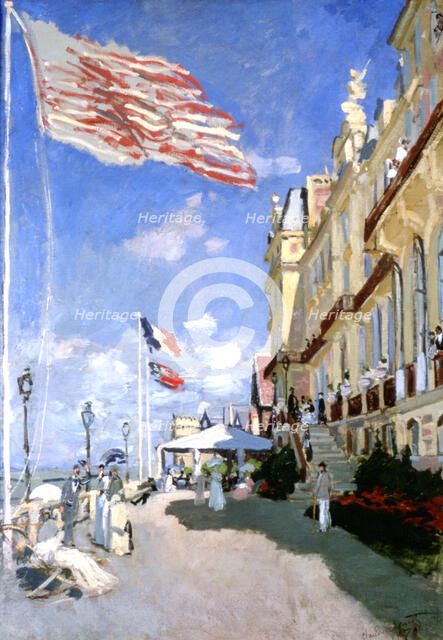 'Hotel des Roches Noires, Trouville', 1870. Artist: Claude Monet