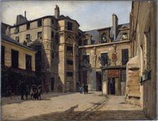 Hotel du Prevot, Passage Charlemagne, 1883. Creator: Paul Joseph Victor Dargaud