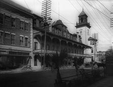Hotel Duval and Post Office, Jacksonville, Fla., c1904. Creator: Unknown