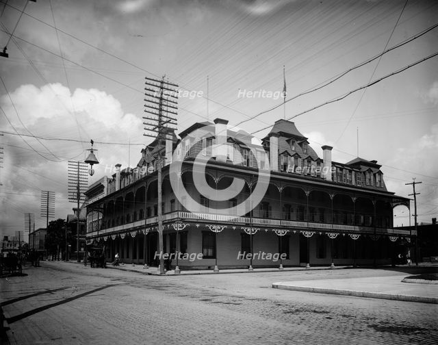 Hotel Duval [i.e. Duval Hotel], Jacksonville, Fla., between 1900 and 1905. Creator: Unknown.
