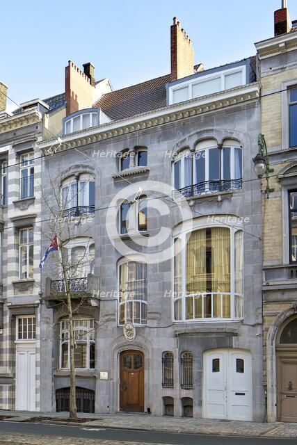 Hotel Dubois, 80 Avenue Brugmann, Brussels, Belgium, (1901-1903), c2014-c2017. Artist: Alan John Ainsworth.