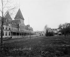 Hotel Egnew and bath house, Mt. Clemens, between 1880 and 1899. Creator: Unknown