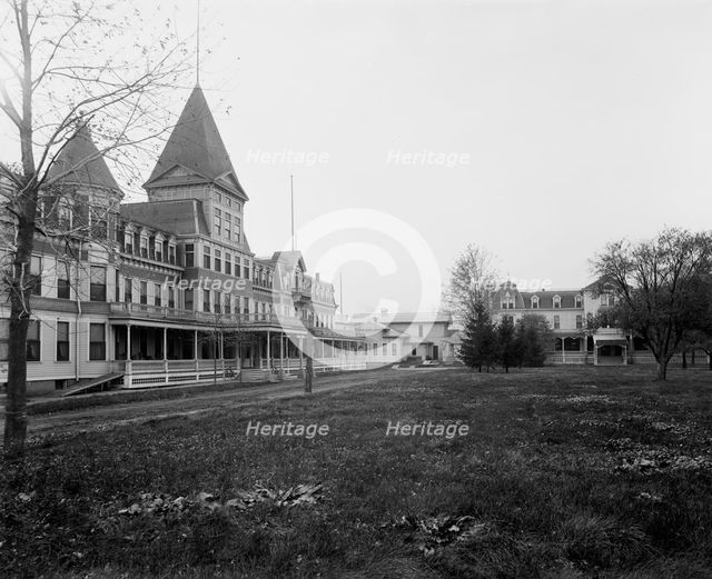 Hotel Egnew and bath house, Mt. Clemens, between 1880 and 1899. Creator: Unknown.