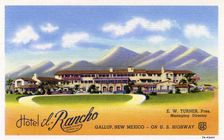 Hotel el Rancho, Gallup, New Mexico, USA, 1937