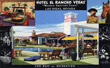 Hotel El Rancho Vegas, Las Vegas, Nevada, USA, 1942