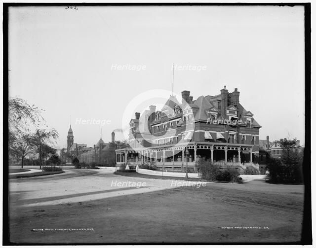 Hotel Florence, Pullman, Ill's., between 1890 and 1901. Creator: Unknown.