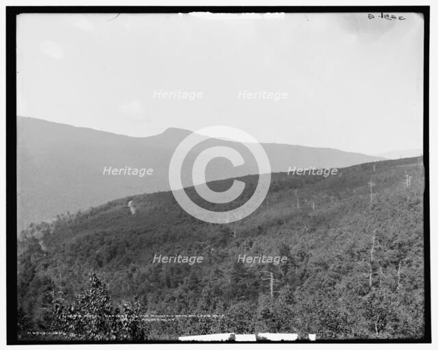 Hotel Kaaterskill from Boulder Rock, Catskill Mountains, N.Y., c1902. Creator: Unknown.