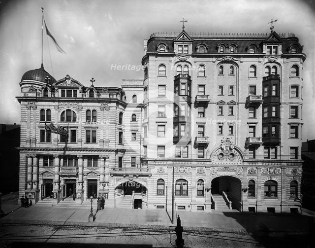 Hotel Kernan & Maryland Theatre, Baltimore, Md., c1906. Creator: Unknown.