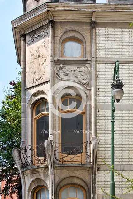 Hotel Hannon, Brussels, Belgium, (1902), c2014-c2017. Artist: Alan John Ainsworth.