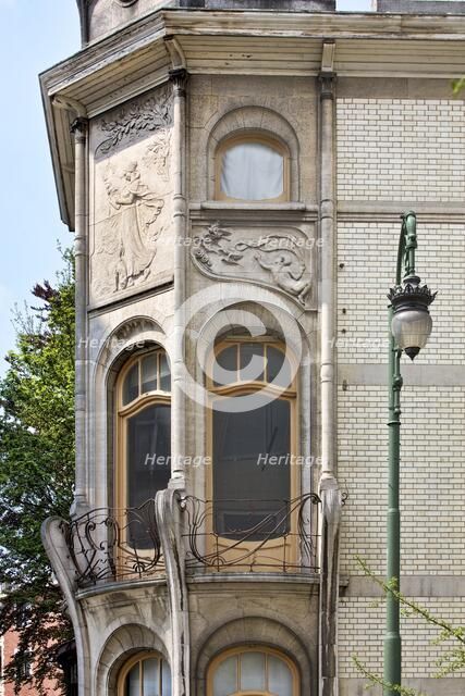 Hotel Hannon, Brussels, Belgium, (1902), c2014-c2017. Artist: Alan John Ainsworth.