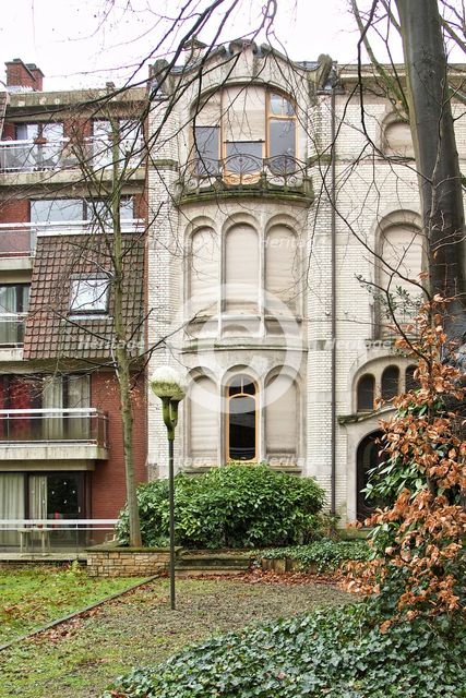 Hotel Hannon, rear elevation, Brussels, Belgium, (1902), c2014-c2017. Artist: Alan John Ainsworth.