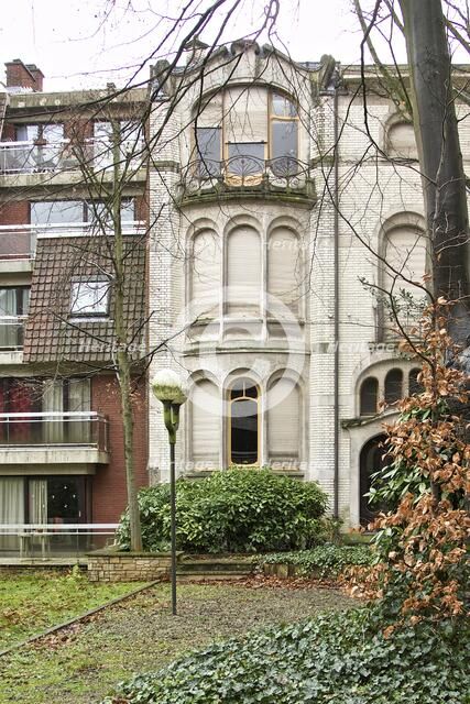 Hotel Hannon, rear elevation, Brussels, Belgium, (1902), c2014-c2017. Artist: Alan John Ainsworth.