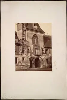 Hotel Jacques Coeur at Bourges, c. 1865. Creator: Constant Alexandre Famin (French, 1827-1888)