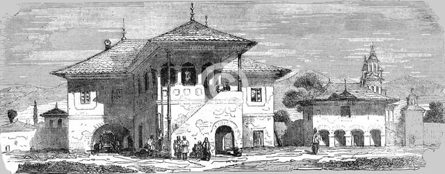 'Hotel of a Grand Boyard in Wallachia', 1854. Creator: Unknown.