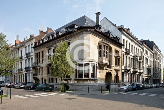 Hotel Otlet, 13 Rue de Florence, Brussels, Belgium, c2014-2017. Artist: Alan John Ainsworth.