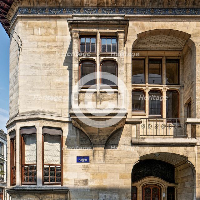 Hotel Otlet, 13 Rue de Florence, Brussels, Belgium, c2014-2017. Artist: Alan John Ainsworth.