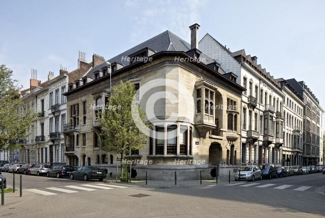 Hotel Otlet, 13 Rue de Florence, Brussels, Belgium, c2014-2017. Artist: Alan John Ainsworth.