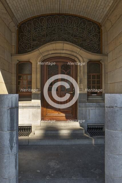 Hotel Otlet, 13 Rue de Florence, Brussels, Belgium, c2014-2017. Artist: Alan John Ainsworth.