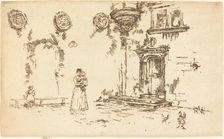 Hotel Lallement, Bourges, 1888. Creator: James Abbott McNeill Whistler
