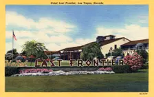 Hotel Last Frontier, Las Vegas, Nevada postcard, 1950