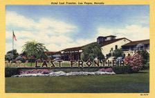 Hotel Last Frontier, Las Vegas, Nevada postcard, 1950