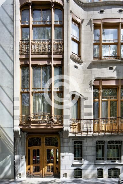 Hotel Solvay, 224 Avenue Louise, (1895-1903), c2014-2017. Artist: Alan John Ainsworth.