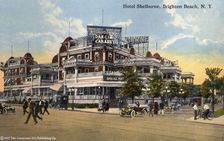 Hotel Shelburne, Brighton Beach, Coney Island, New York City, New York, USA, 1916