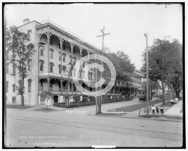 Hotel St. James, Jacksonville, Fla., c.between 1890 and 1901. Creator: Unknown.