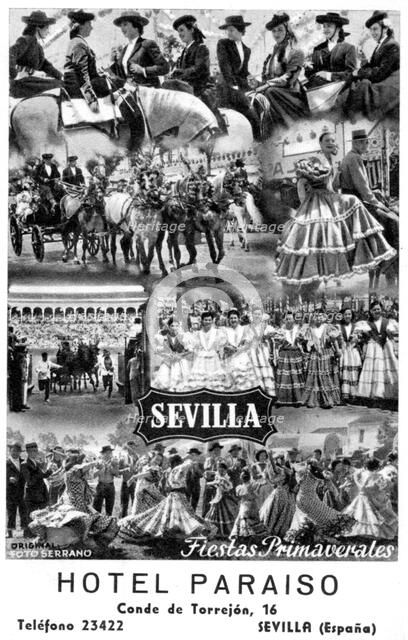 Hotel Paraiso, Seville, Spain, 20th century. Artist: Unknown