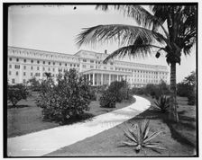 Hotel Royal Palm i.e. Royal Palm Hotel, Miami, Fla., c1900. Creator: William H. Jackson