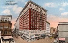 Hotel Rosslyn, 5th and Main Streets, Los Angeles, California, USA, 1915
