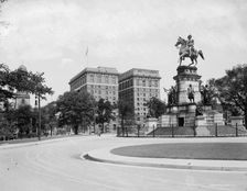Hotel Richmond from the Capitol, Richmond, Va., c.between 1910 and 1920. Creator: Unknown