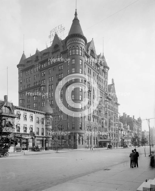 Hotel Walton, Philadelphia, Pa., c1908. Creator: Unknown.
