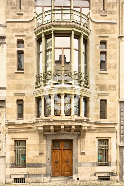 Hotel Tassel, Rue Paul Emile Janson, (c1893-94), c2014-2017. Artist: Alan John Ainsworth.
