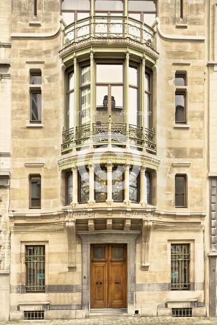 Hotel Tassel, Rue Paul Emile Janson, (c1893-94), c2014-2017. Artist: Alan John Ainsworth.