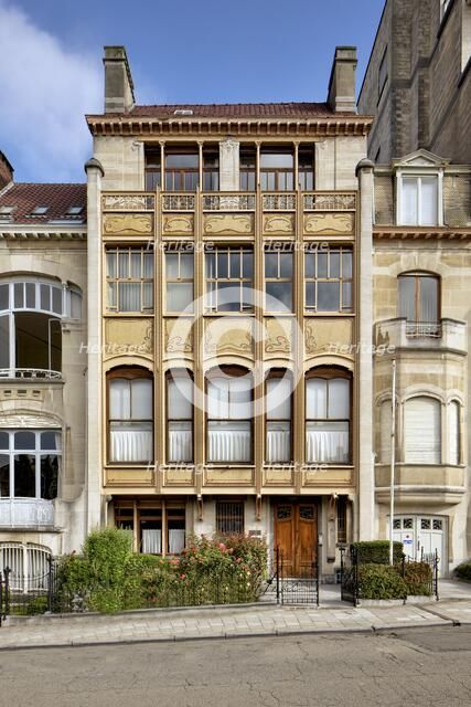 Hotel van Eetvelde, 2-4 Av. Palmerston, Brussels, Belgium, (1898), c2014-c2017. Artist: Alan John Ainsworth.