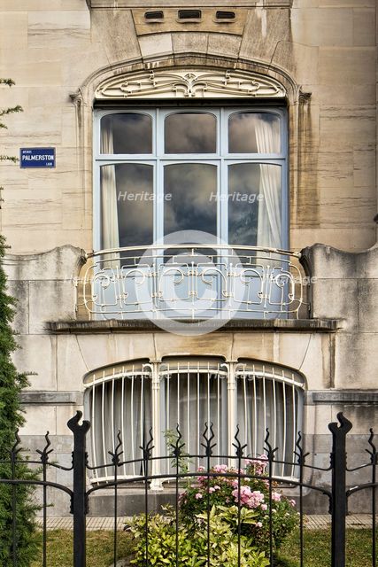 Hotel van Eetvelde, 2 Av. Palmerston, Brussels, Belgium, (1898), c2014-2017. Artist: Alan John Ainsworth.