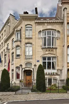 Hotel van Eetvelde, 2 Av. Palmerston, Brussels, Belgium, (1898), c2014-2017. Artist: Alan John Ainsworth