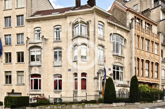 Hotel van Eetvelde, 2 Av. Palmerston, Brussels, Belgium, (1898), c2014-2017. Artist: Alan John Ainsworth.