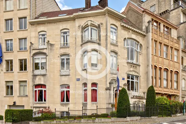 Hotel van Eetvelde, 2 Av. Palmerston, Brussels, Belgium, (1898), c2014-c2017. Artist: Alan John Ainsworth.