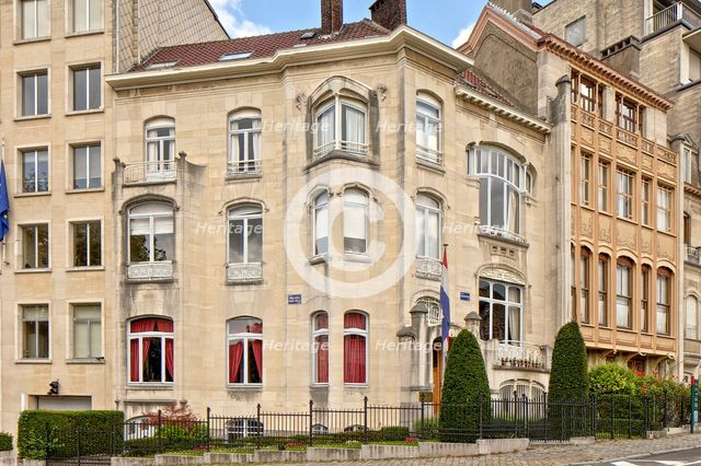 Hotel van Eetvelde, 2 Av. Palmerston, Brussels, Belgium, (1898), c2014-c2017. Artist: Alan John Ainsworth.
