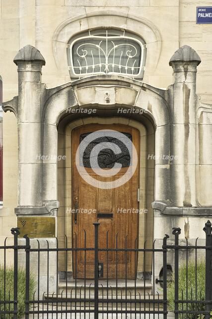 Hotel van Eetvelde, 2 Av. Palmerston, Brussels, Belgium, (1898), c2014-2017. Artist: Alan John Ainsworth.