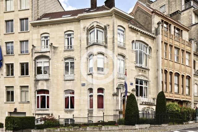 Hotel van Eetvelde, 2 Av. Palmerston, Brussels, Belgium, (1898), c2014-2017. Artist: Alan John Ainsworth.