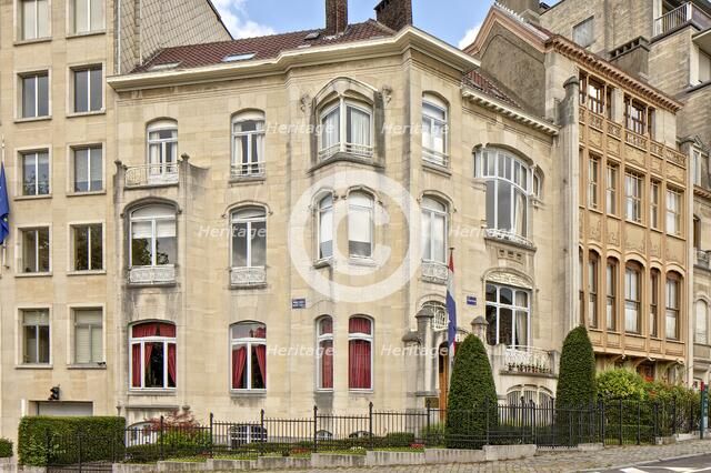 Hotel van Eetvelde, 2 Av. Palmerston, Brussels, Belgium, (1898), c2014-c2017. Artist: Alan John Ainsworth.