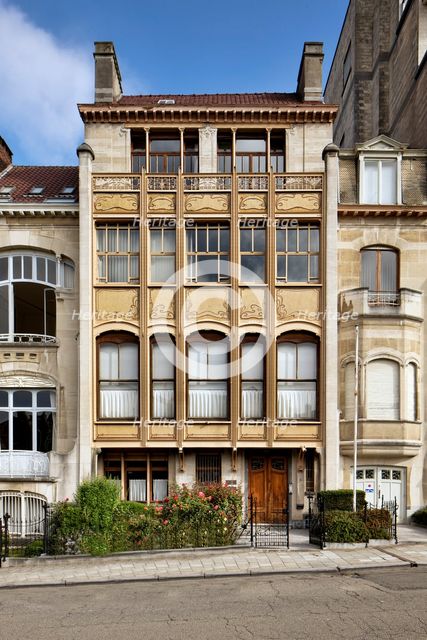 Hotel van Eetvelds, Av. Palmeston, Brussels, Belgium, (1895), c2014-2017. Artist: Alan John Ainsworth.