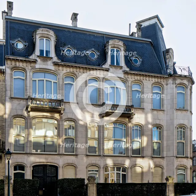 Hotel Vandenbroack, Avenue Brugmann/ Avenue Moliere, Brussels, (1908), c2014-c2017. Artist: Alan John Ainsworth.